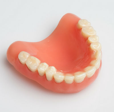 complete denture photo for patients with no teeth in woodbridge or orange, ct