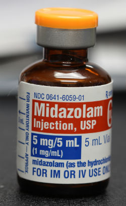 IV midazolam (versed) used in twilight dental sedation for sleep.