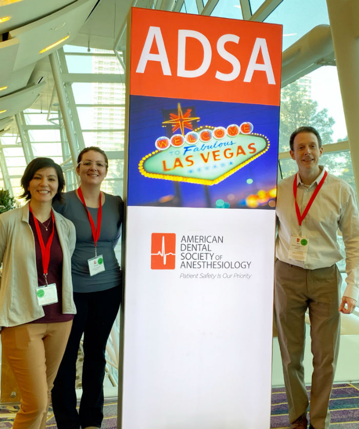 Dr. Calcaterra and his Sedation Assistants at ADSA Conference