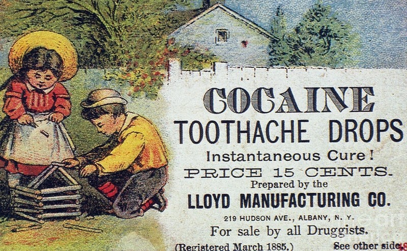 Cocaine tooth drops photo