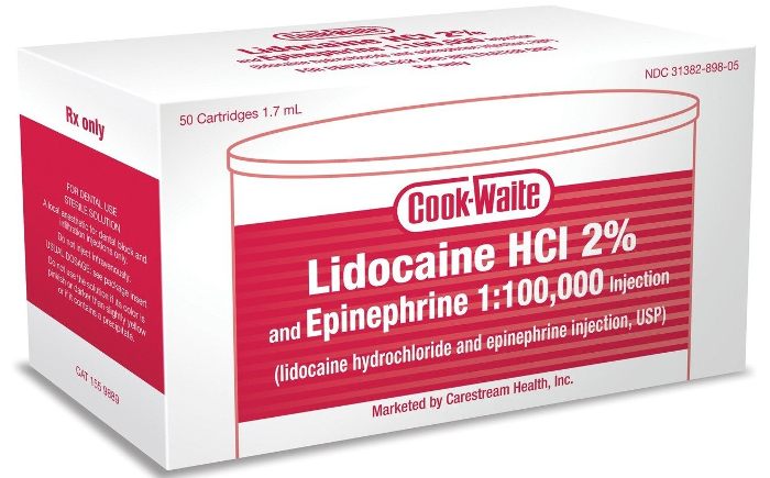 Lidocaine with epinephrine, you can be allergic to it