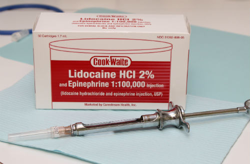Lidocaine with epinephrine