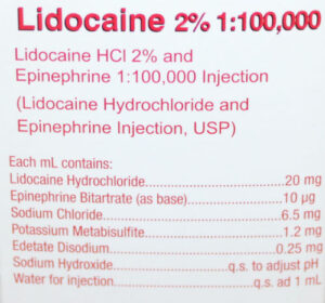 Lidocaine with epinephrine - used in dental offices - has sulfites.